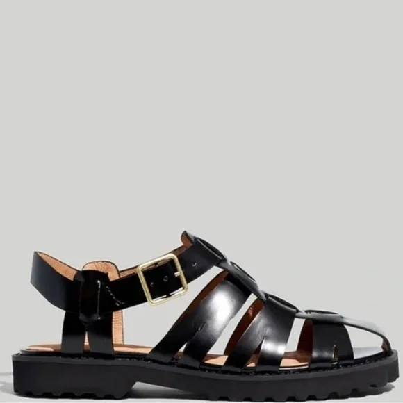 Madewell Cari Fisherman Lugsole Sandal Sz 10 - Picture 2 of 10